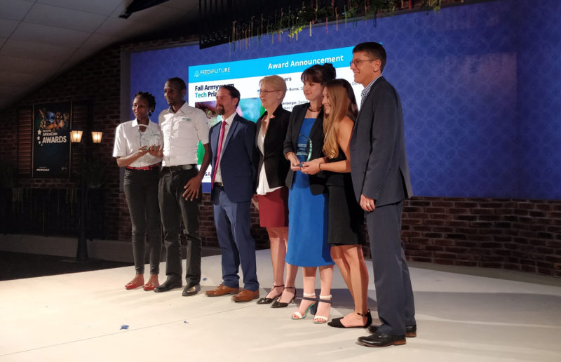 Dimagi and PCI take second place at AfricaCom's Fall Armyworm Tech Prize