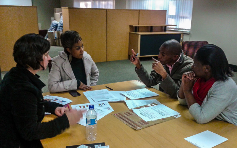 Program administrators review the project objectives of their data collection program